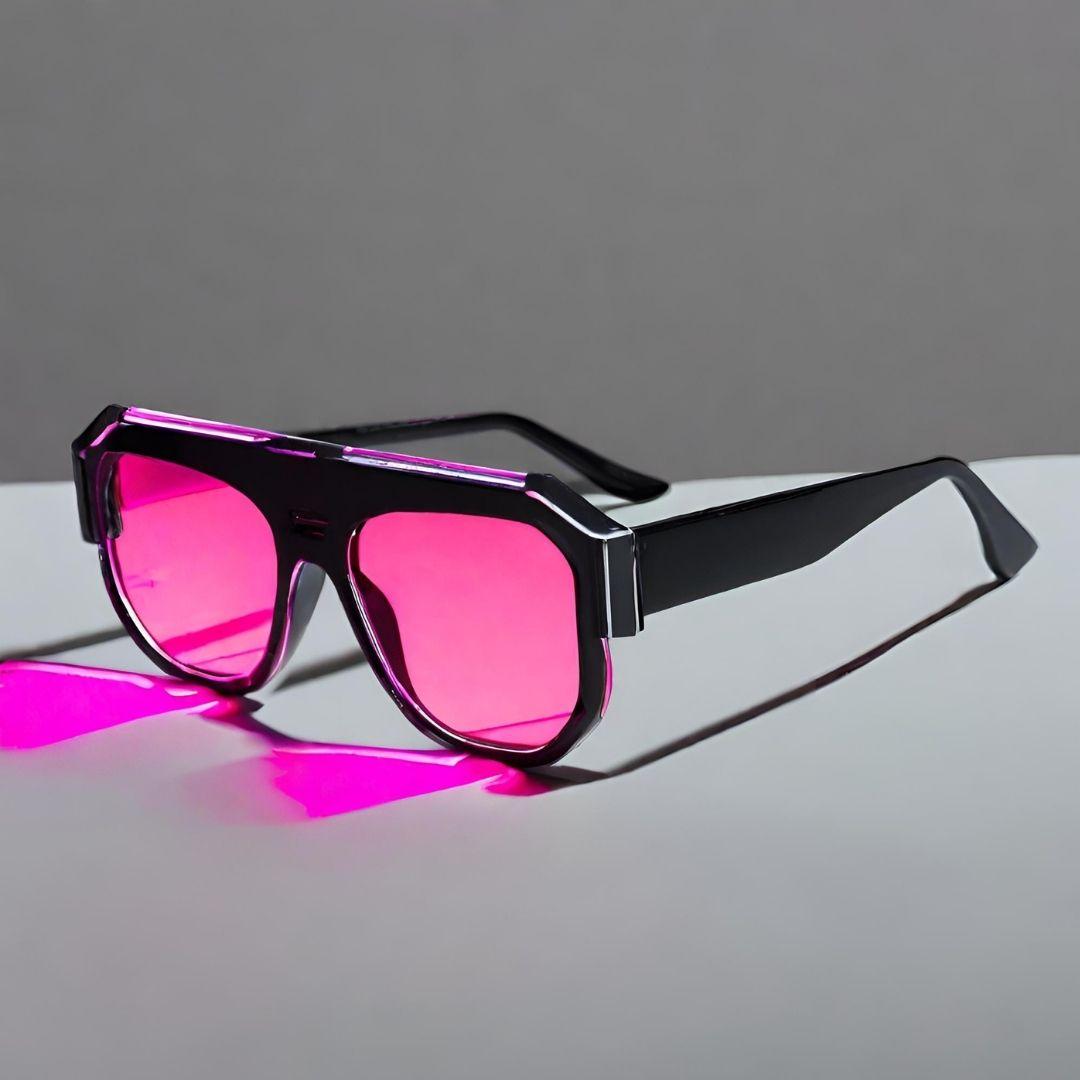 Trendy Pink-Tinted Sunglasses
