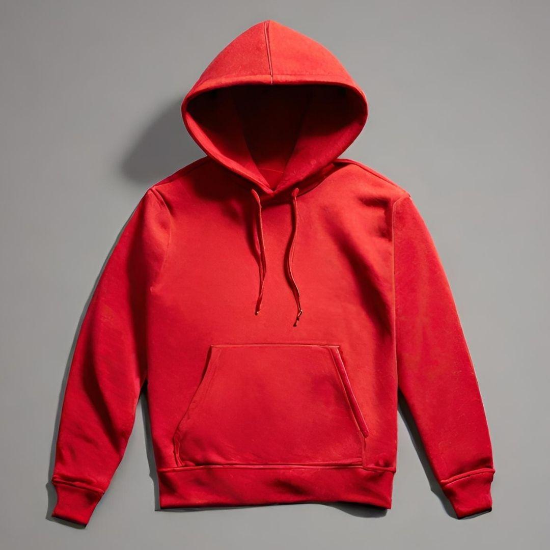 Classic Red Pullover Hoodie