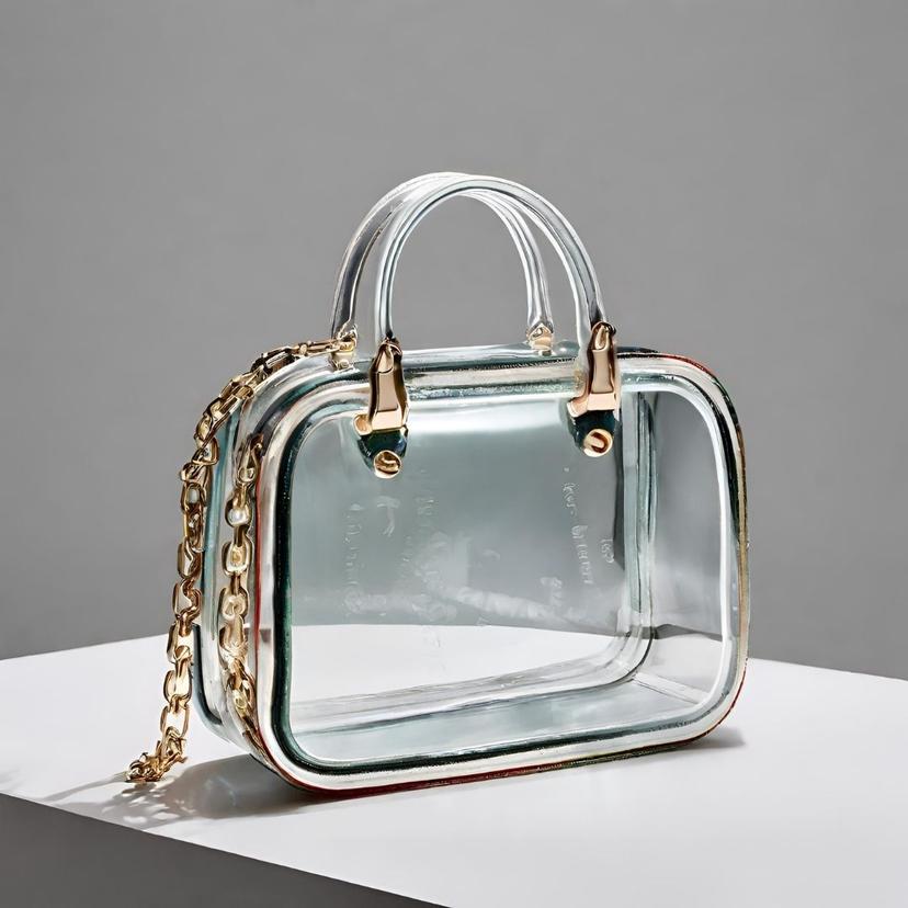 Chic Transparent Fashion Handbag