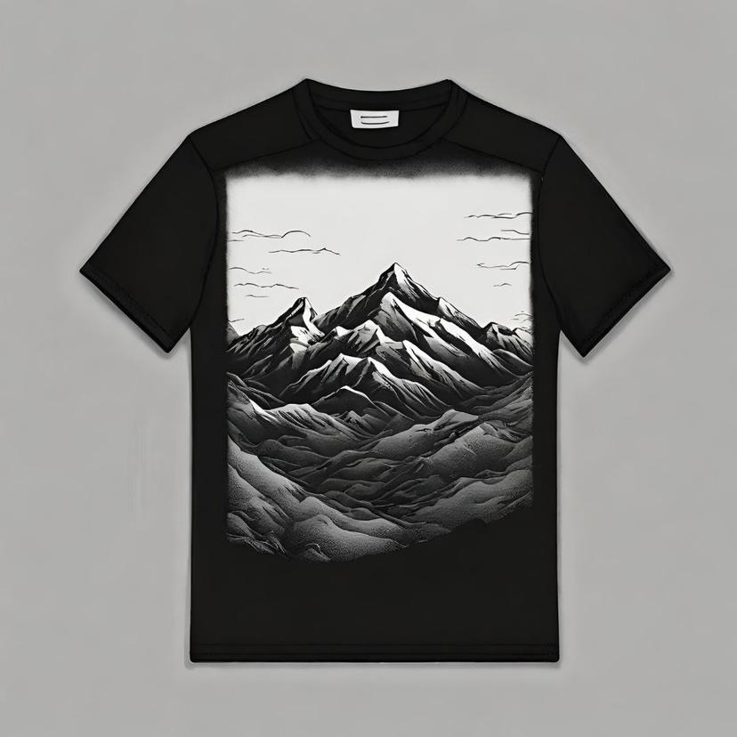 Majestic Mountain Graphic T-Shirt