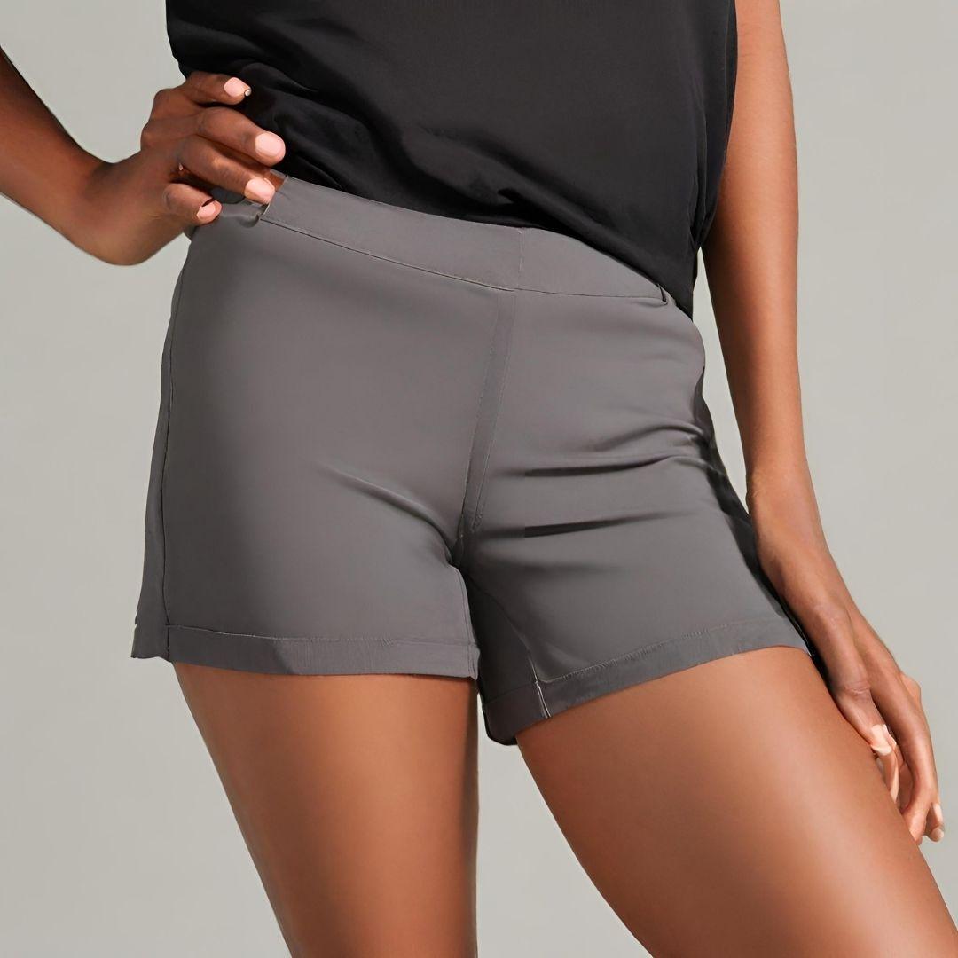 Classic High-Waisted Athletic Shorts