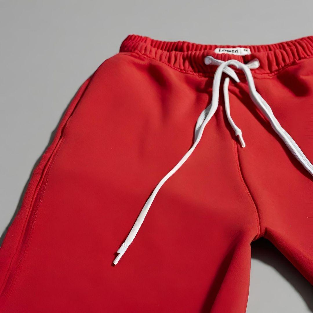 Classic Red Jogger Sweatpants