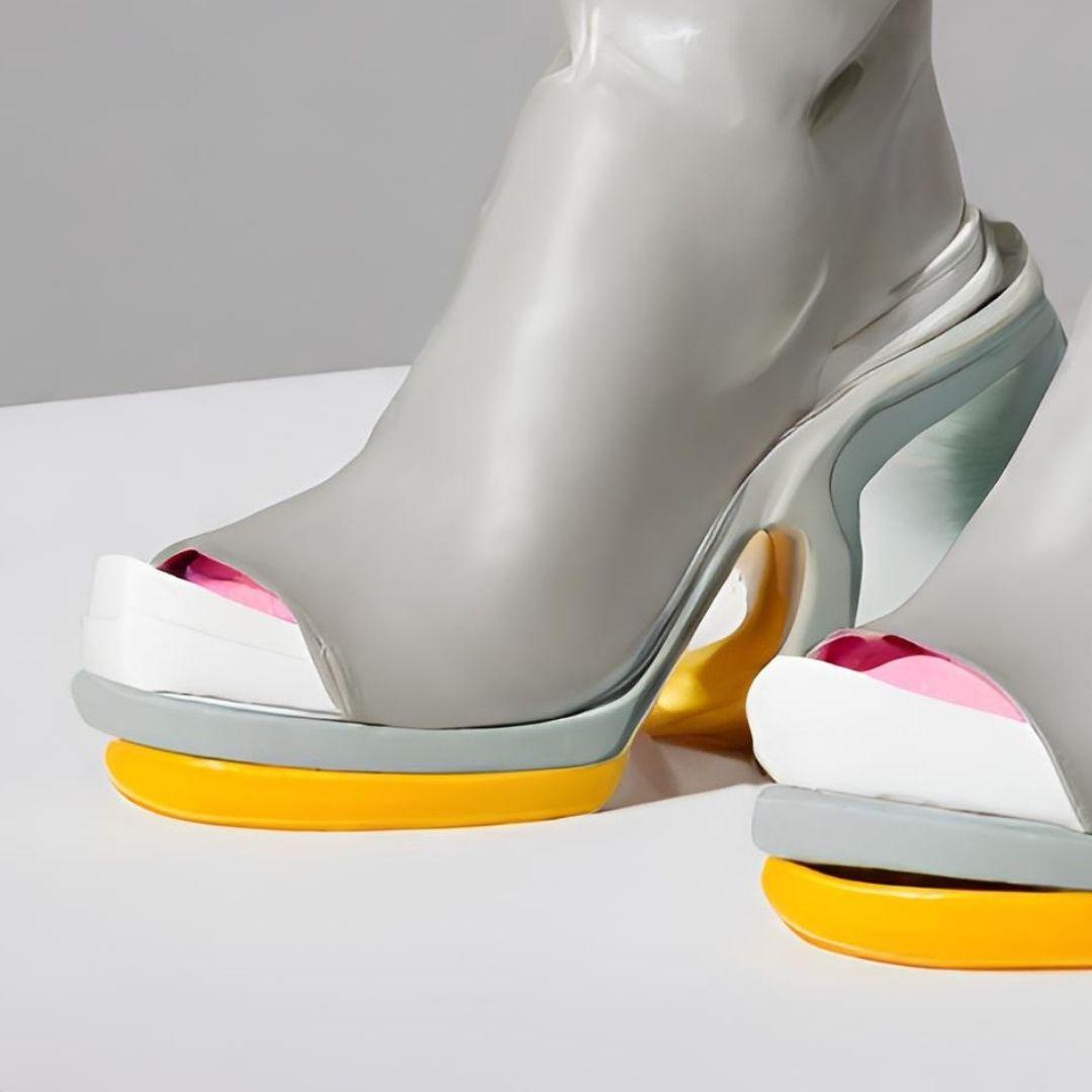 Futuristic Chic High-Heel Boots