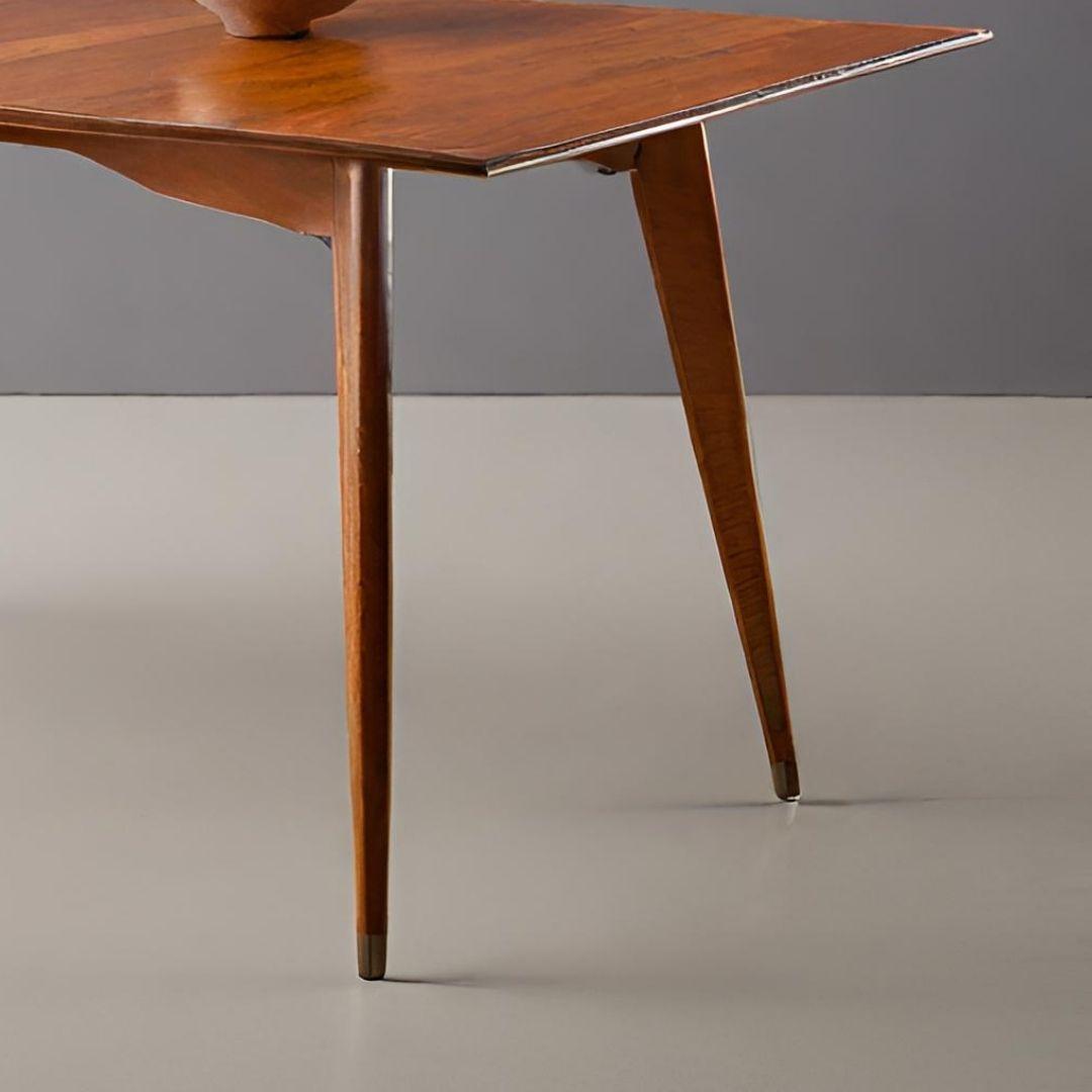 Mid-Century Modern Wooden Dining Table